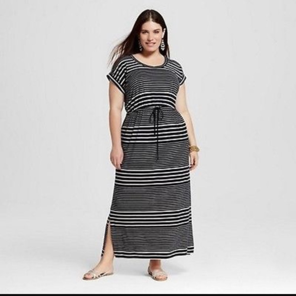 Ava & Viv NWT Women's Plus Size 4x Striped Dress