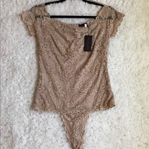 Lace Nude Bodysuit
