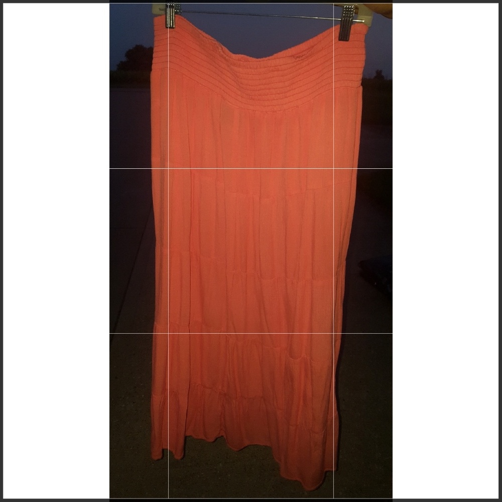 Pretty coral xl skirt