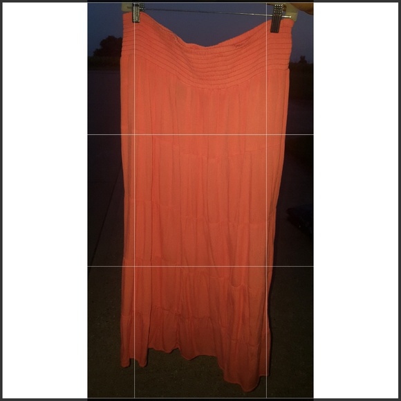Pretty coral xl skirt - Picture 1 of 2