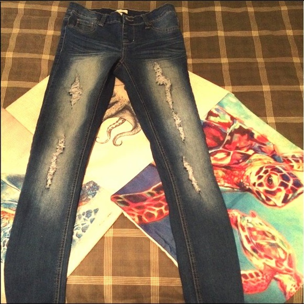 *BLUE ASPHALT*JEGGINGS-SIZESM~AMAZING CONDITION*