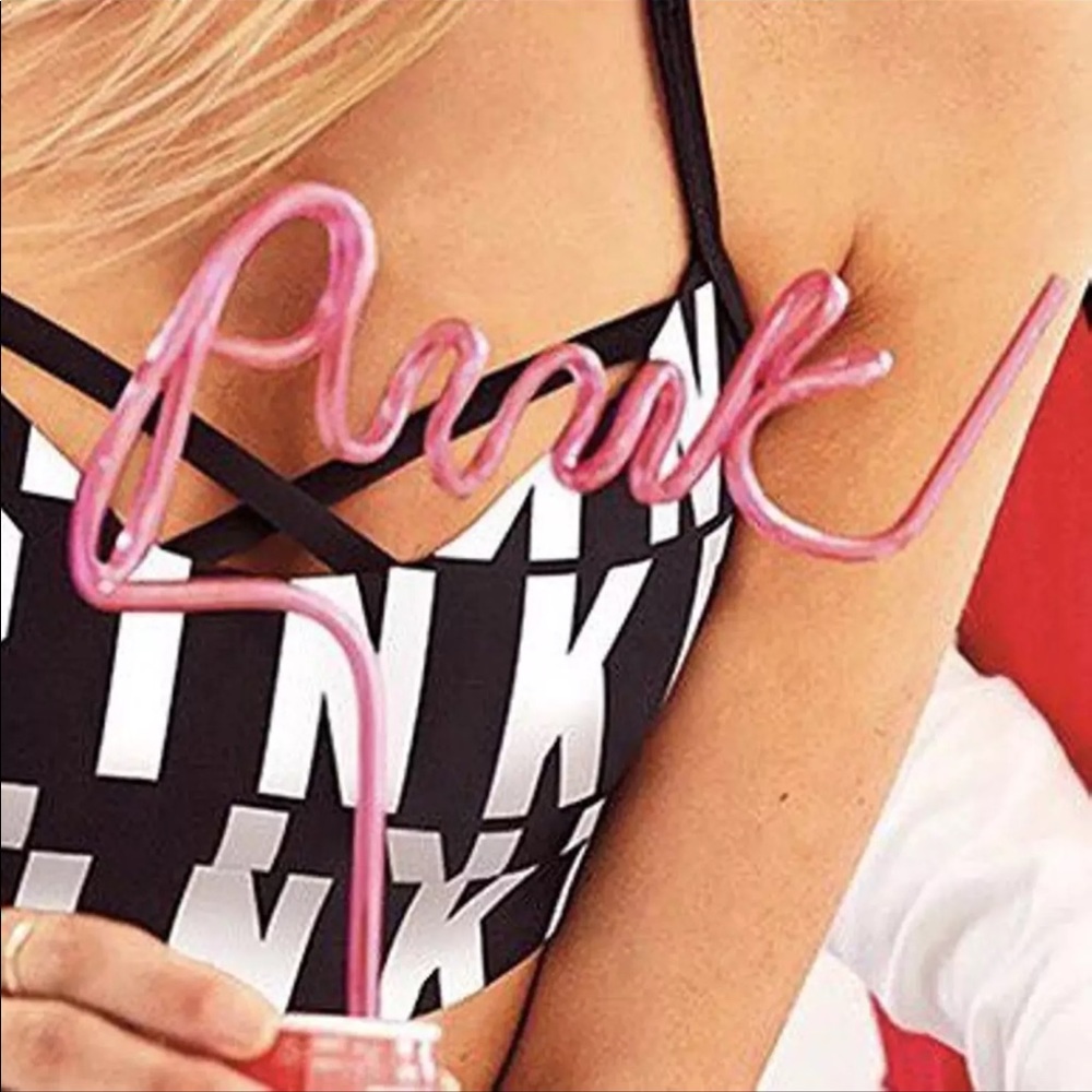 PINK straw