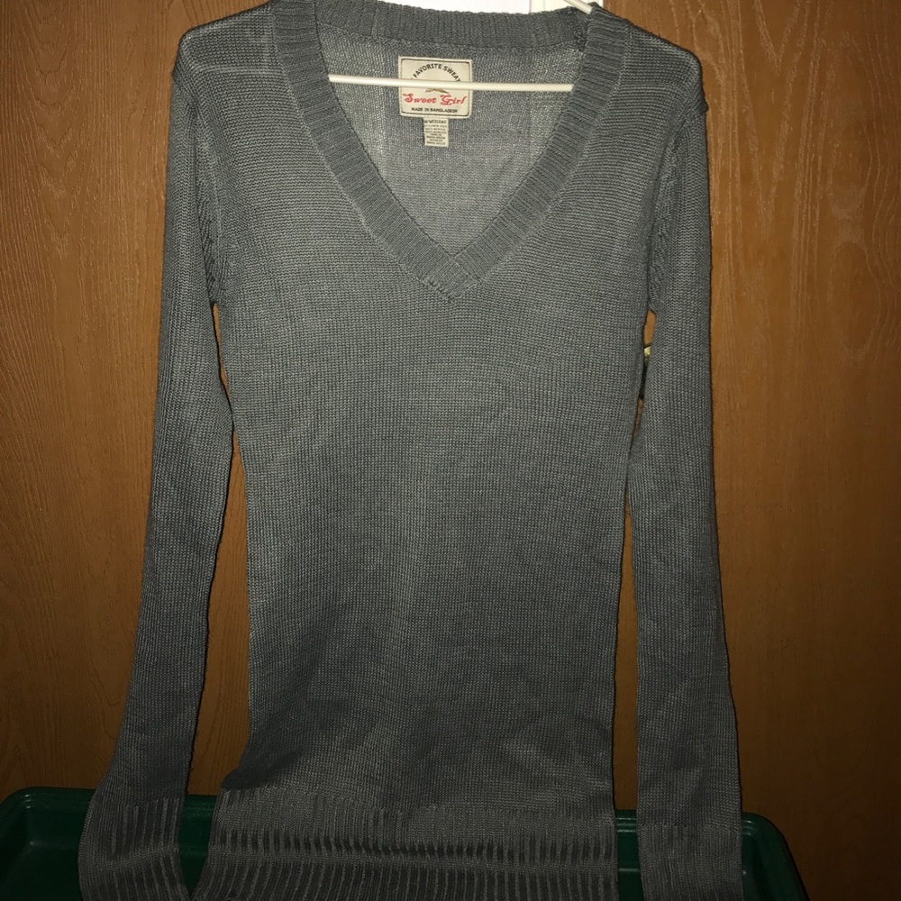 V-neck sweater