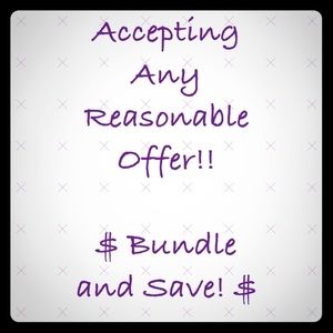 I love offers! 💕 bundle and save!!