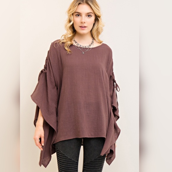Tops - SALE! MOCHA TUNIC
