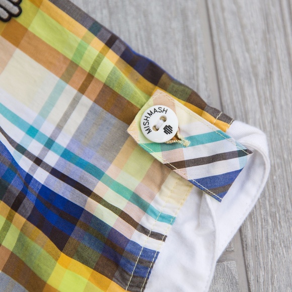 Plaid Tailored Shirt Mish Mash Prague XXL - Picture 3 of 7