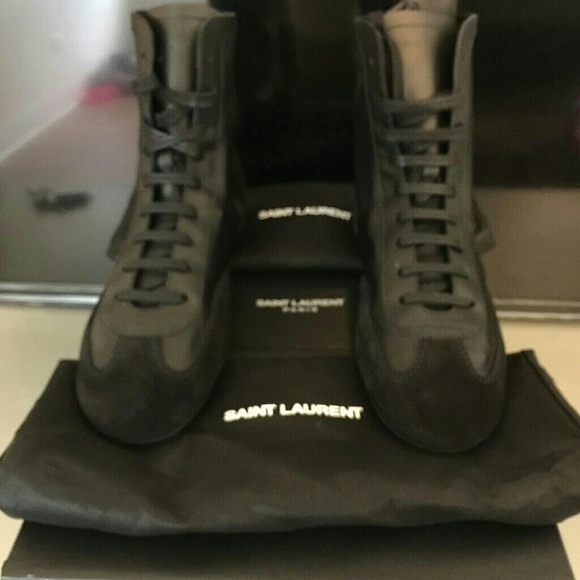 Saint Laurent Lou High Top Sneaker - Picture 1 of 4