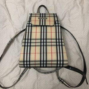 Burberry structured backpack