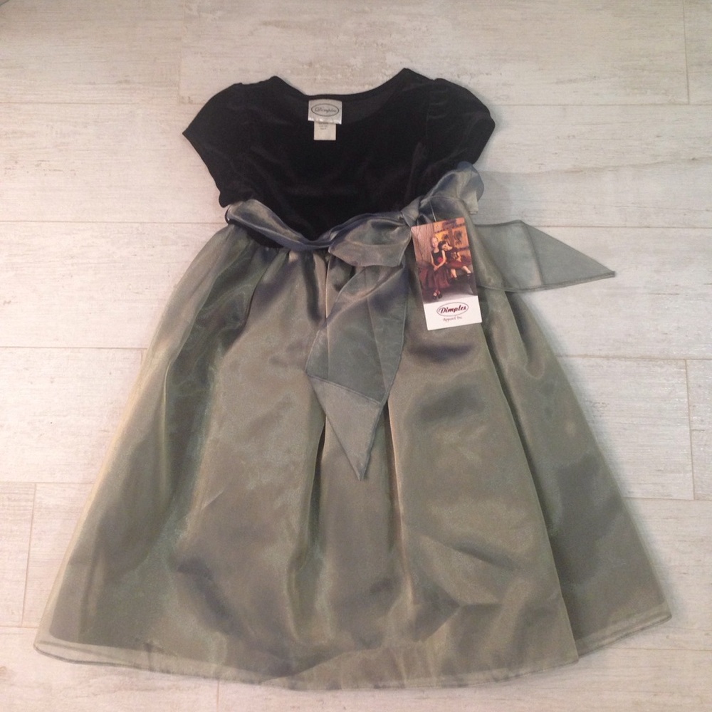 New With Tags Fancy Girls Dress by Dimples LA.