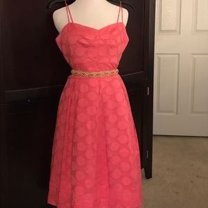 Vintage Fun Coral Dress