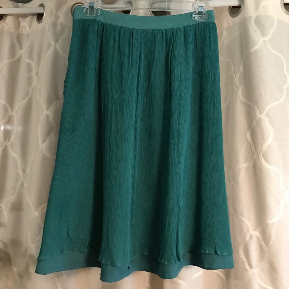 JCrew rayon/silk blend ballerina skirt