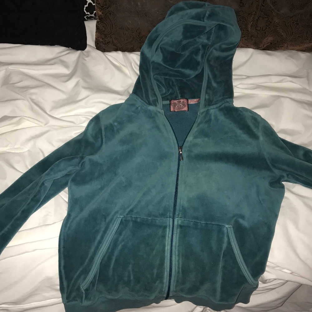 Juicy Couture Blue Velour Jacket 💕