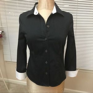 Old Navy stripe cuff Blouse