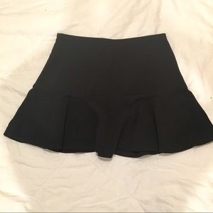 A black skirt