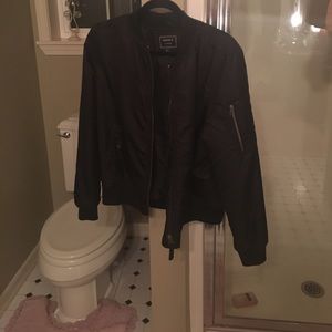 Forever 21 black bomber