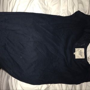 A&F navy sweater limited addition 💕