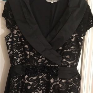 Black lace dress