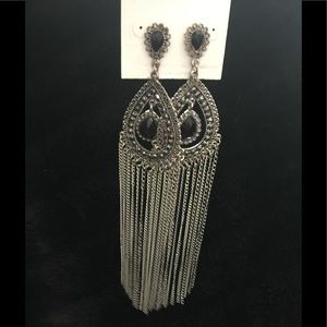 Dangly Silver Earrings