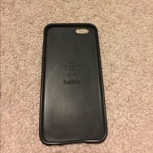 Matte black iphone 6/6s phone case