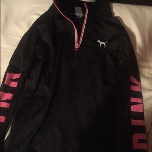 Girls pink workout jacket.