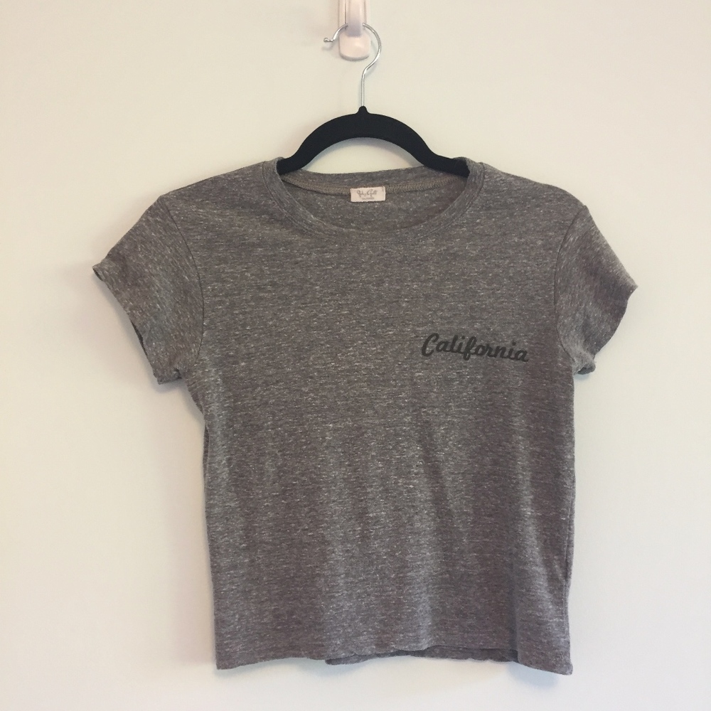 Brandy Melville grey California shirt