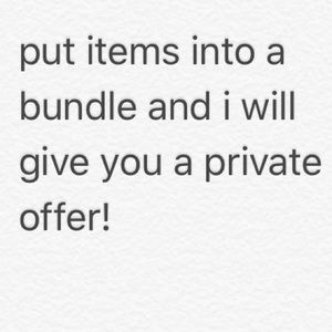 Private offer!!