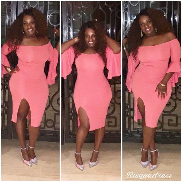 The Pink Flamingo Midi Dress - Picture 1 of 2