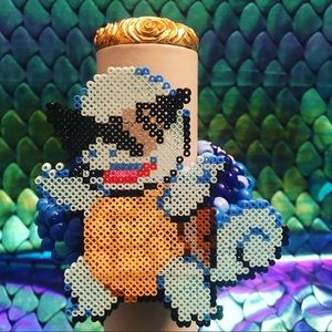 Squirtle squad kandi cuff