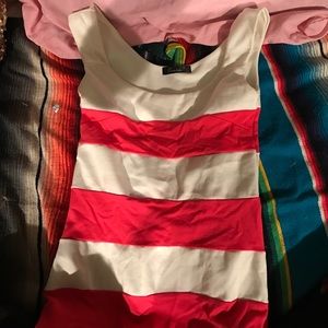 White and pink dress