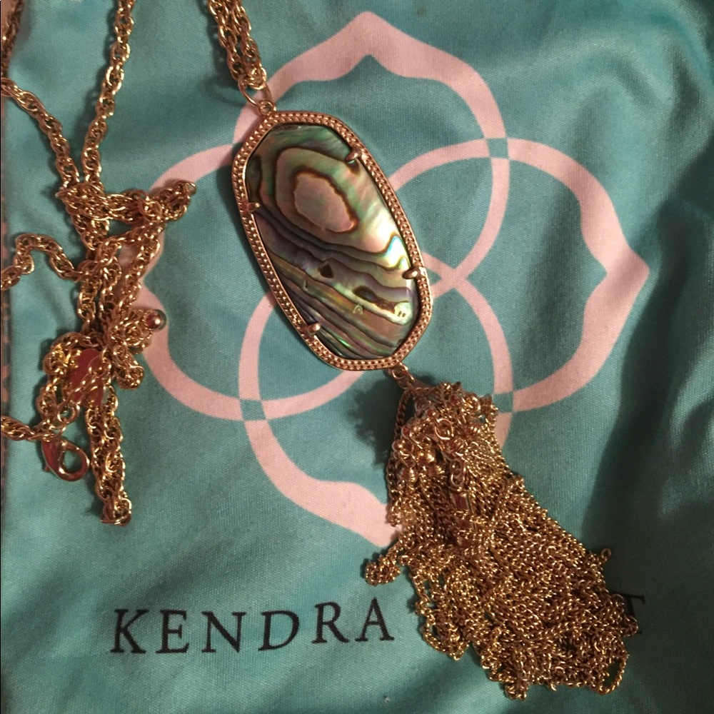 Kendra Scott Aqua Rayne Necklace
