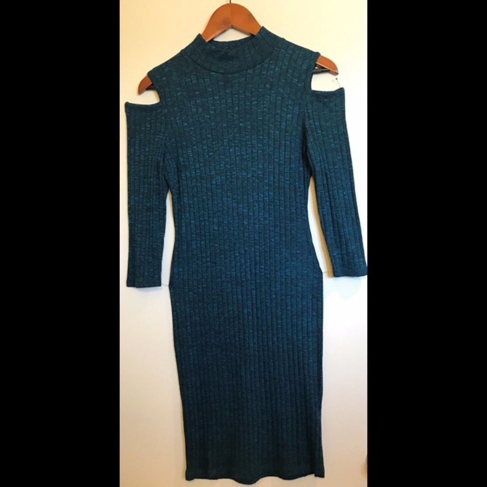 Cold Shoulder Midi Dress NWOT