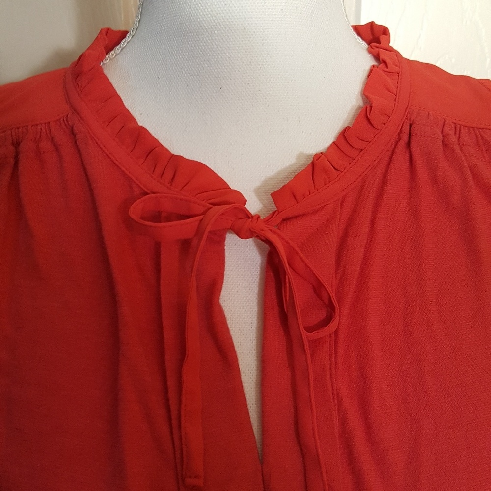 Meadow Rue Anthropologie Ruffle Tie Tank Top - Picture 8 of 8