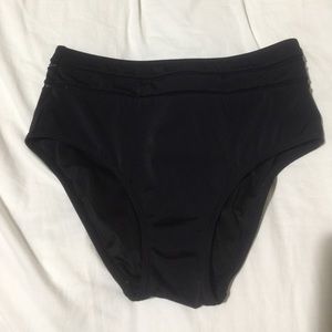 Victoria's Secret Black High Waisted Swim Suit