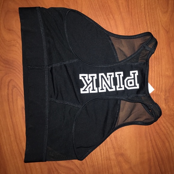PINK Victoria's Secret Tops - MINT CONDITION PINK SPORTS BRA