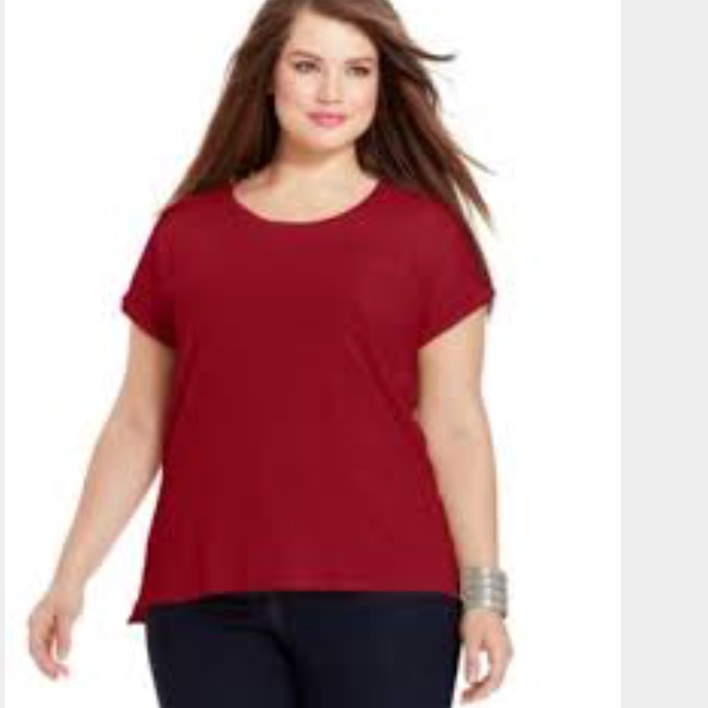 style & co pocket tee