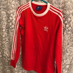 Adidas Red long sleeve shirt