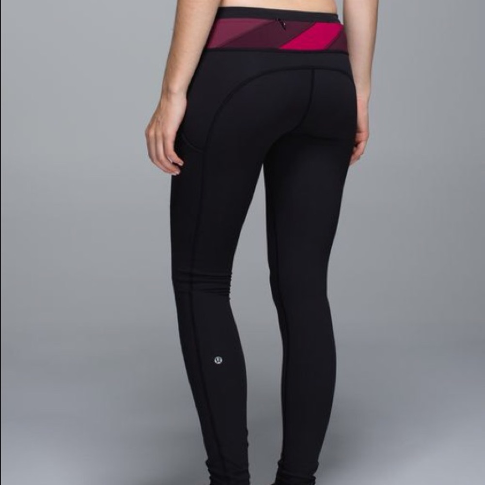 Lululemon Astro Wunder Under Purple Band Leggings