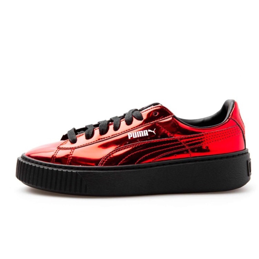 Puma Red Metallic Creepers
