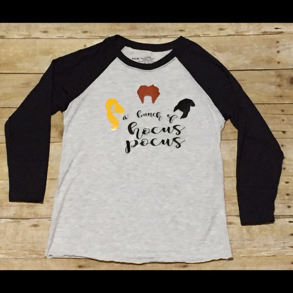 hocus pocus baseball tee