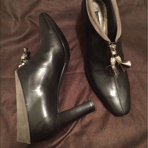 Black ankle boots