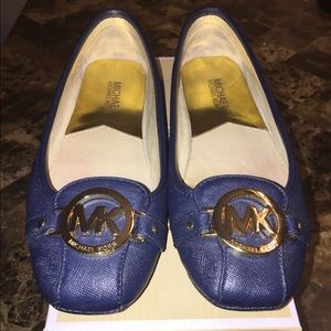 MK  Michael Kors Fulton Moccasins Navy Size 7