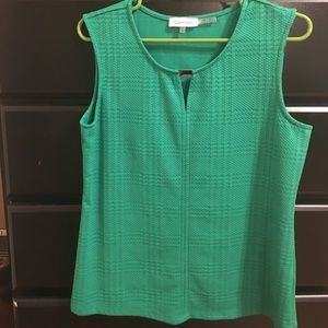 Sleeveless yet professional top