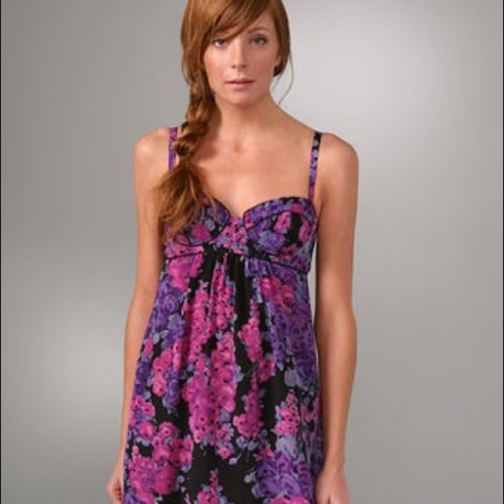 Rebecca Taylor Violet Midnight Garden Dress