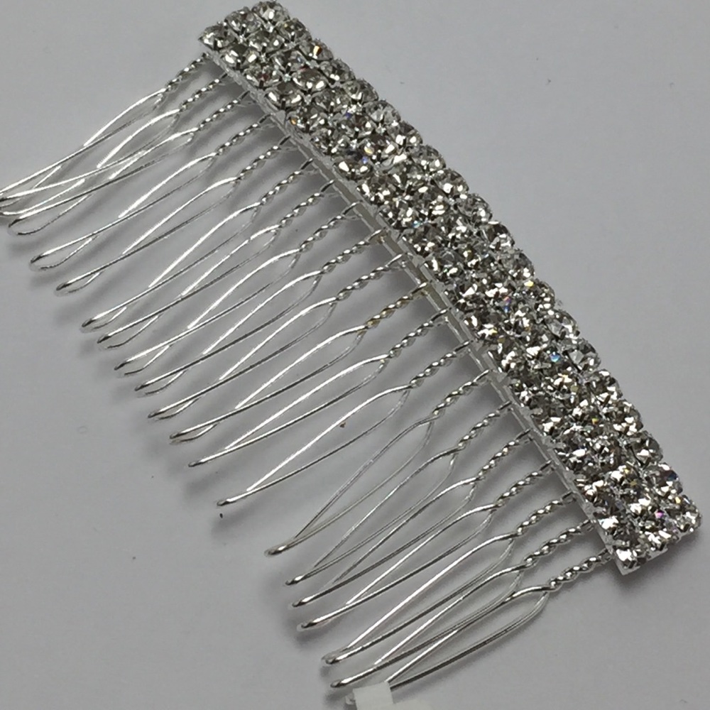 Rhinestone comb, bridal, Prom accessory, new!