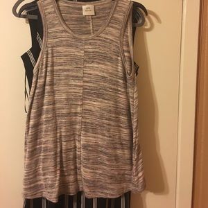Sleeveless dressy tank