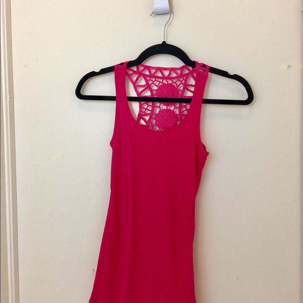 Fuchsia Tank Top - Picture 2 of 3