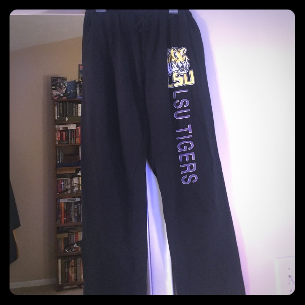 Black LSU Tigers Sweatpants