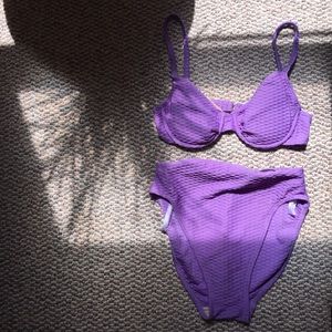 VINTAGE PURPLE BIKINI!