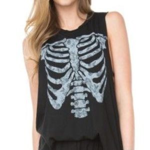 Brandy Melville Skeleton Tank Top