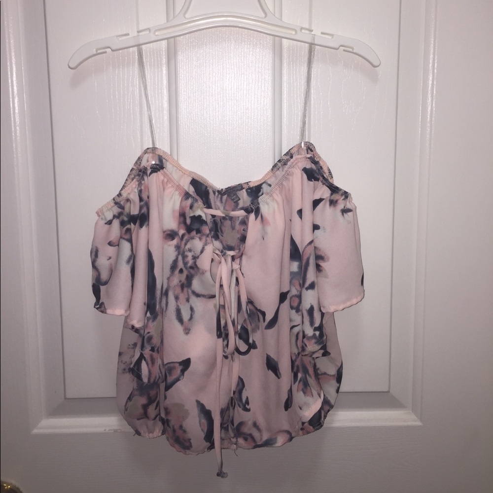 CROPPED FLORAL SHIRT